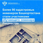 Более 90 кадастровых инженеров Башкортостана стали участниками обучающего семинара Росреестра